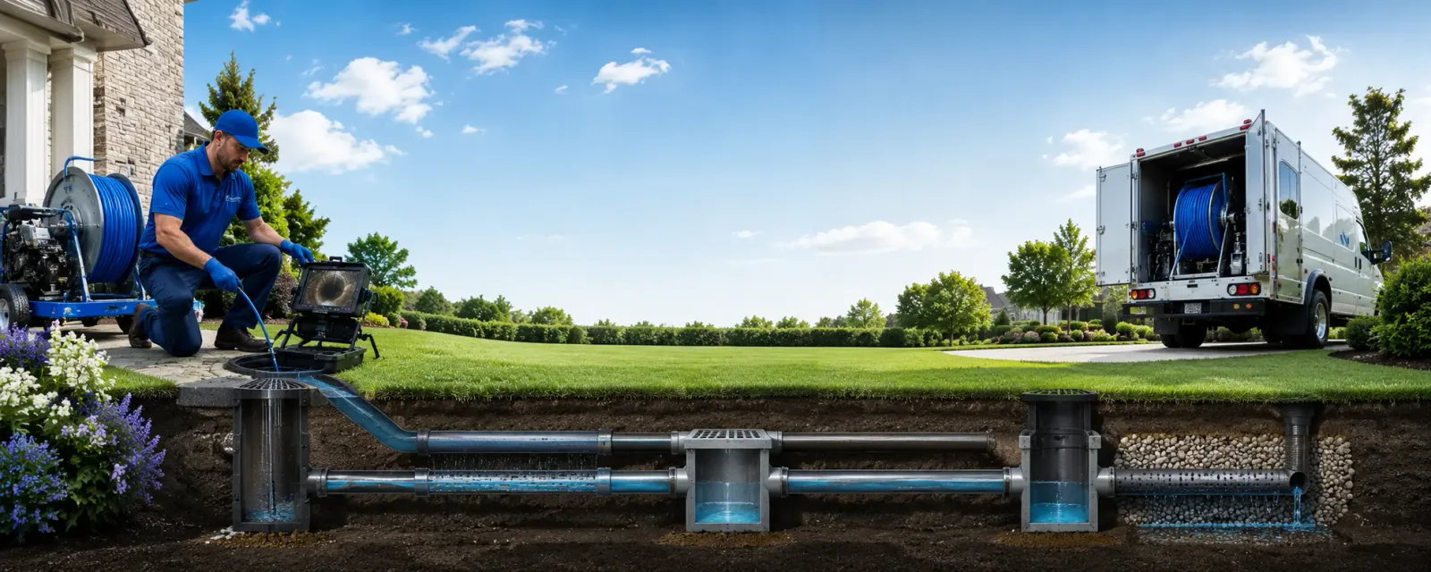 Outdoor drain cleaning information for Ashmore, IL